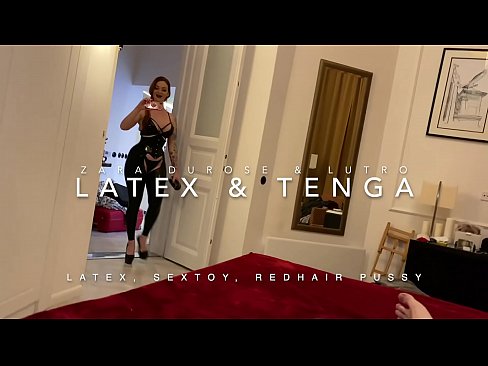 ❤️ I-stepsister enentloko ebomvu enxibe isinxibo se-latex esifakwe nguyise wesibini Amanyala asekhaya kuthi ﹏